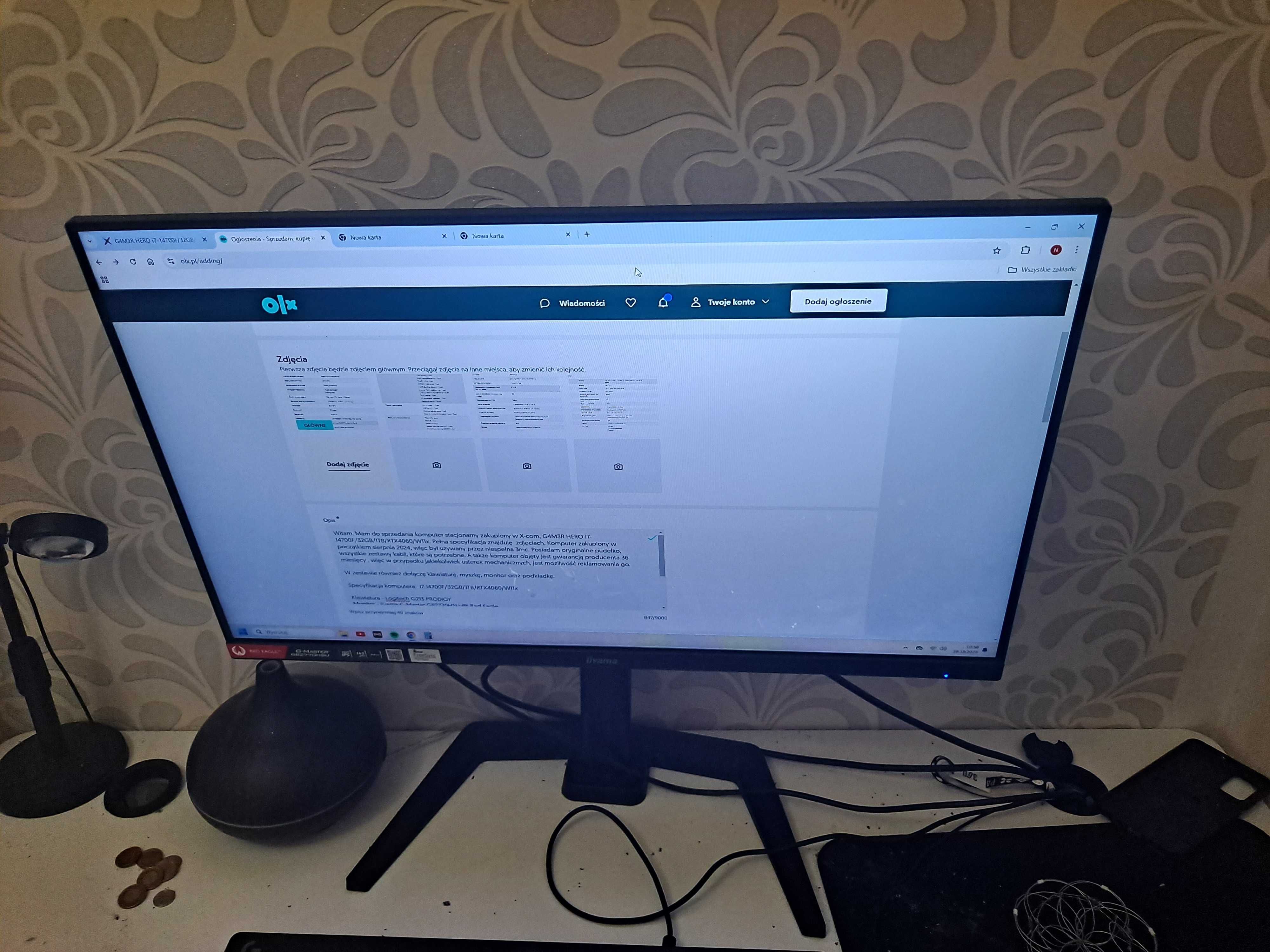 Komputer gamingowy GAM4R od X-com / i7-14700F/32GB/1TB/RTX4060/W11x