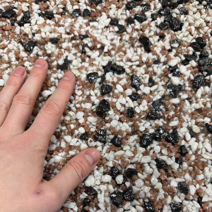 Набор каменный ковер 22.2кг Creto (камни + клей) MIX