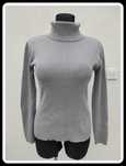 sweter golf srebrny kolor APART rozmiar 40 L wiskoza