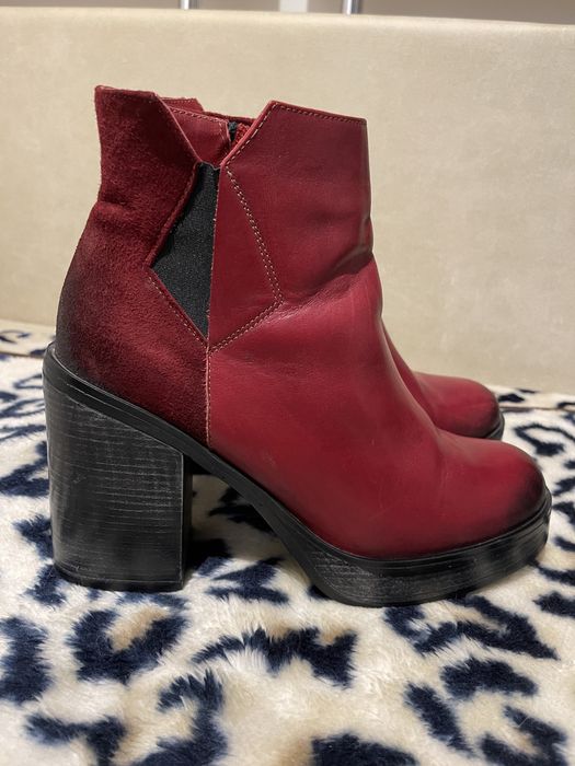 Ботики кожа натуральная, размер 40