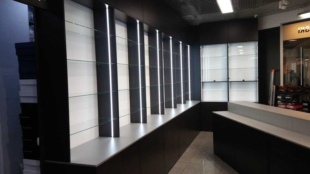 sklep meble sklepowe stoisko handlowe wyspa gabloty lady CAŁA POLSKA