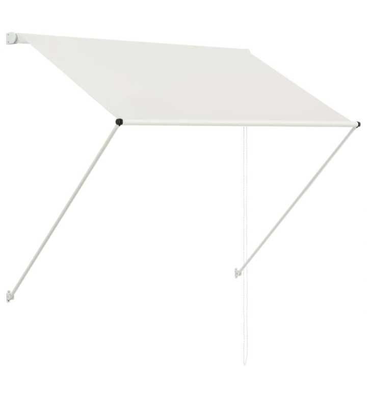 Toldo/ cortina retráctil 100x150 cm creme