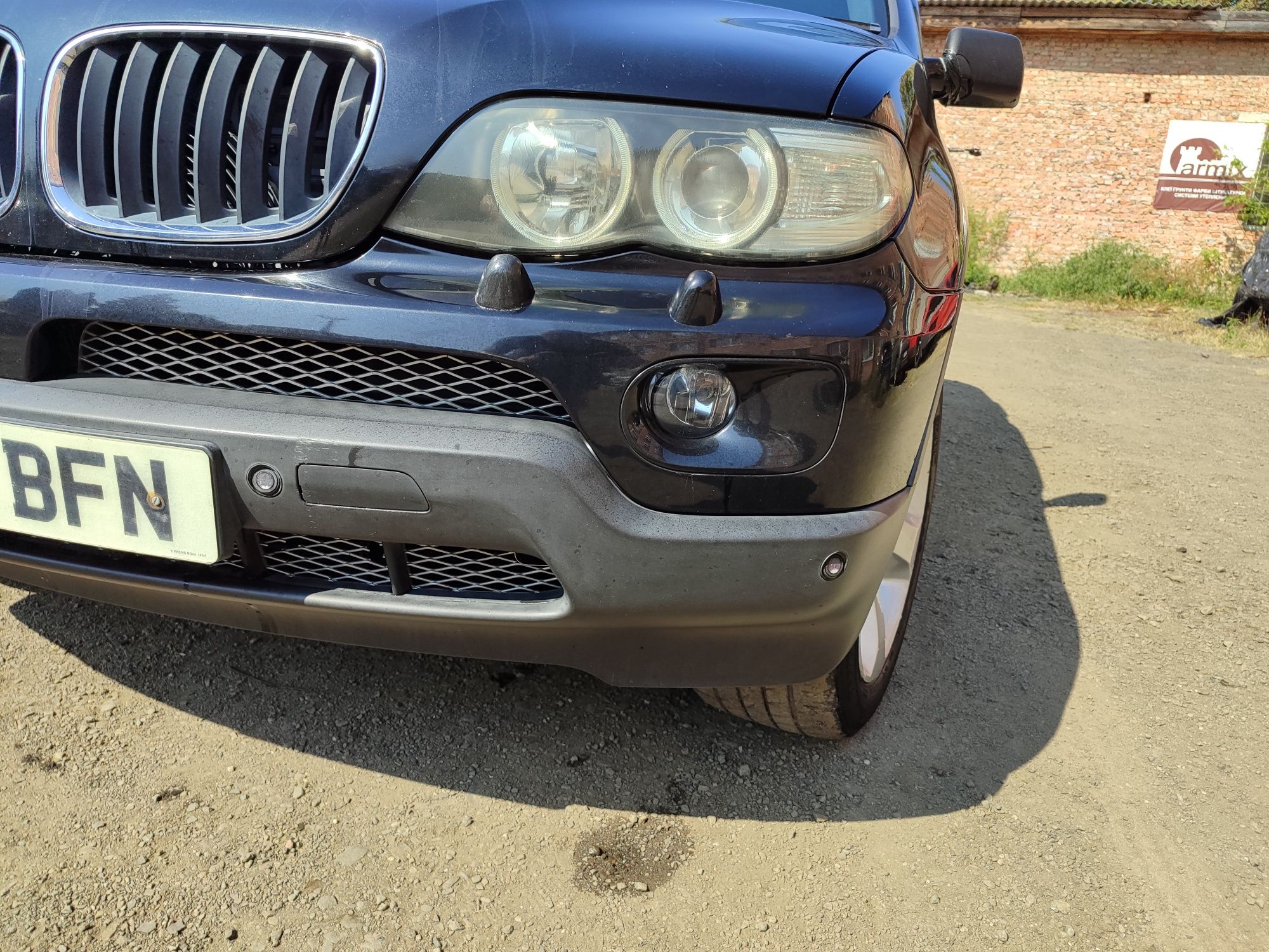 Бампер передний BMW X5 E53 БМВ Х5 Е53 Розборка парктронік туманка