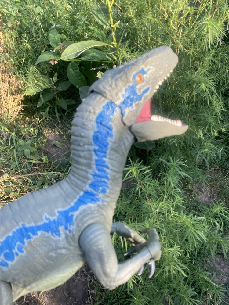 Jurassic World falen kingdom Mattel Велоцираптор Блю 107 см