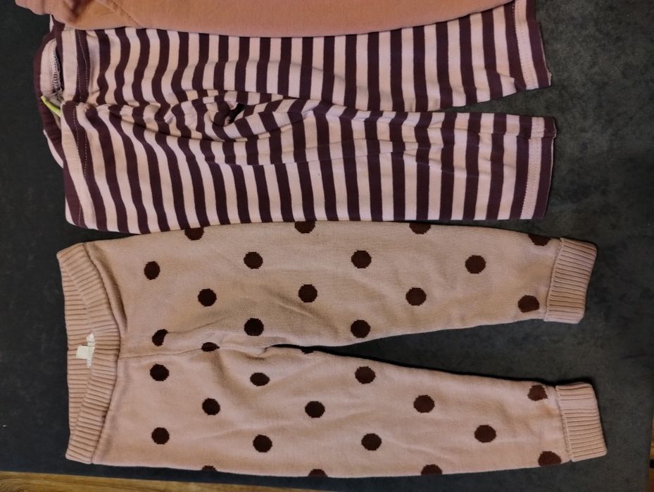 Spodnie dresowe Legginsy dla dziewczynki Rozmiar 92