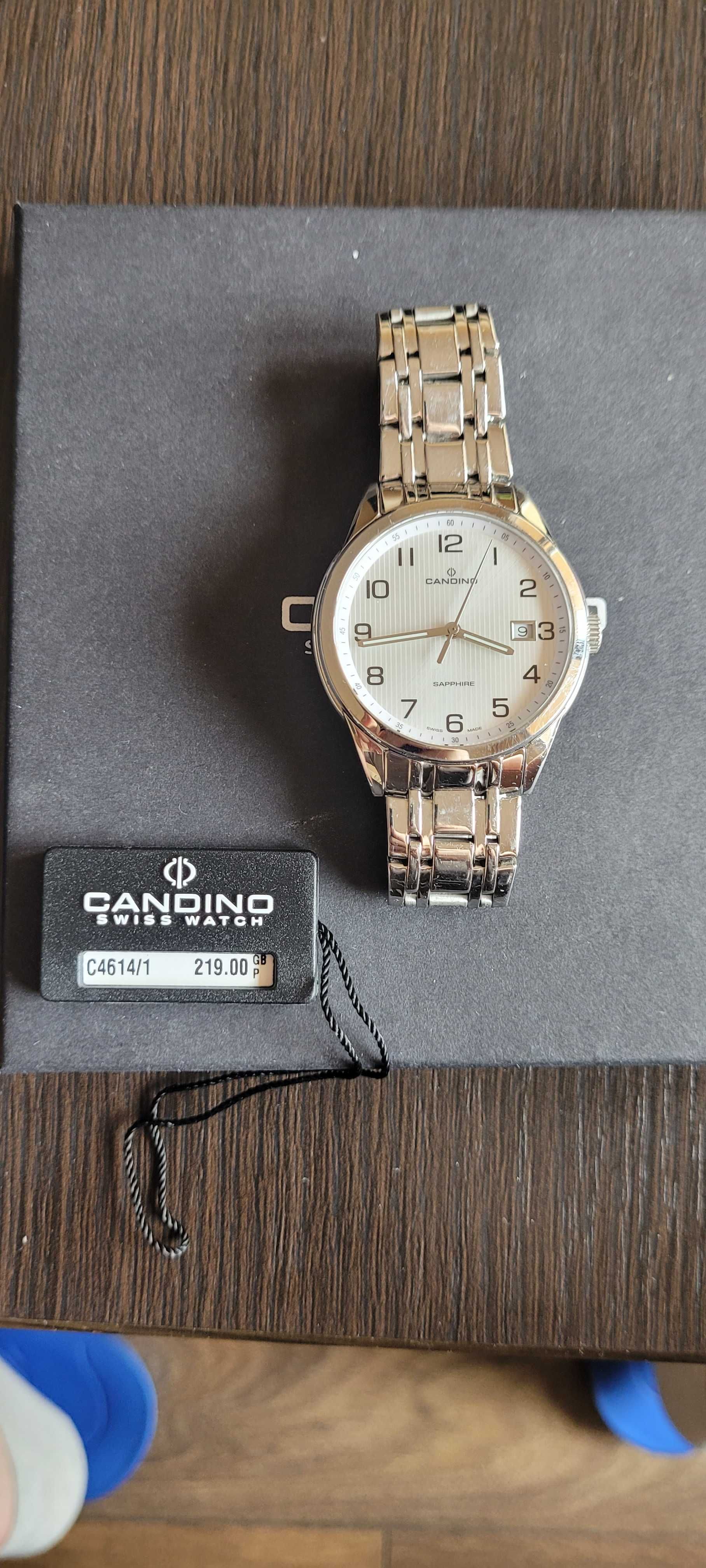 Zegarek męski ze szkłem szafirowym Candino C4614/1 (w sklepie 719 zł)