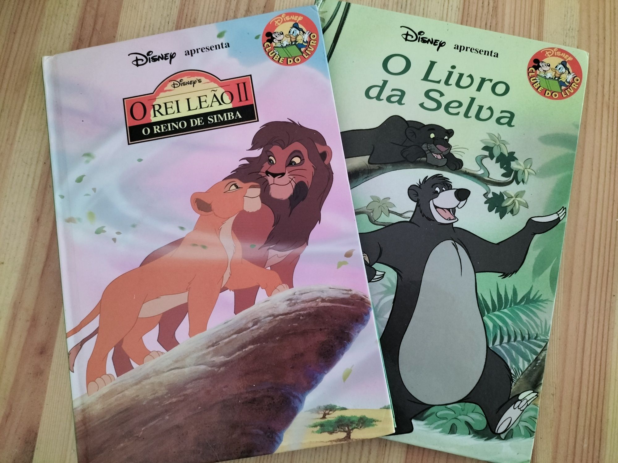 2 livros - O Rei leão II / O livro da selva