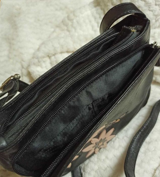 Czarna torba (Collection Debenhams) ze skóry