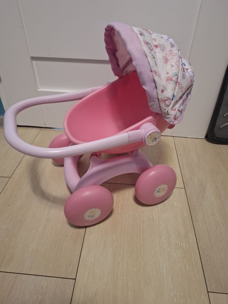 Wózek głęboki i spacerówka 4w1 My first pram baby born