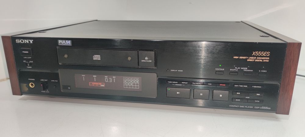 SONY CDP-X555ES CD Player Conversor Linear de Alta Densidade VINTAGE