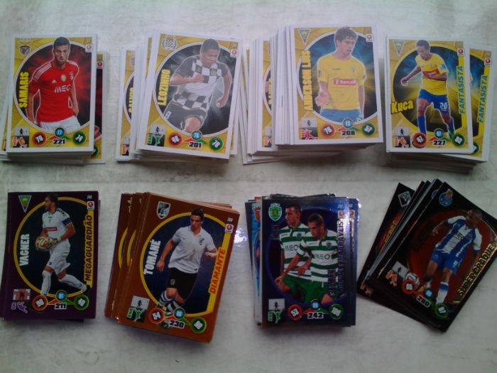 Cromos Panini: Adrenalyn XL 2014/15/16 + Fome de Vencer 2018/2021