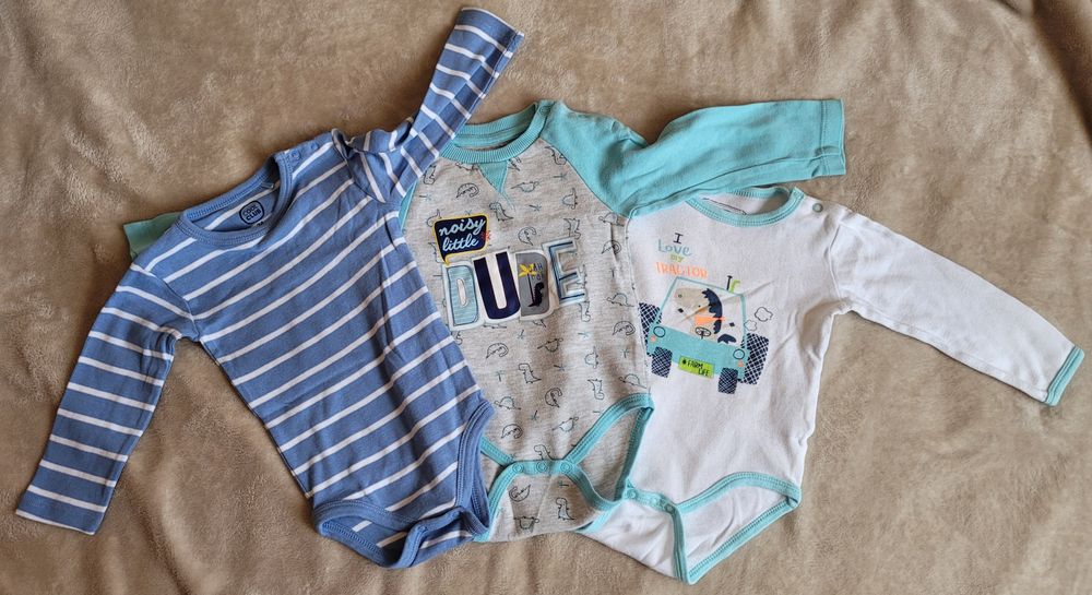 3x body z długim rękawem 74 Cool Club Smyk, Pepco