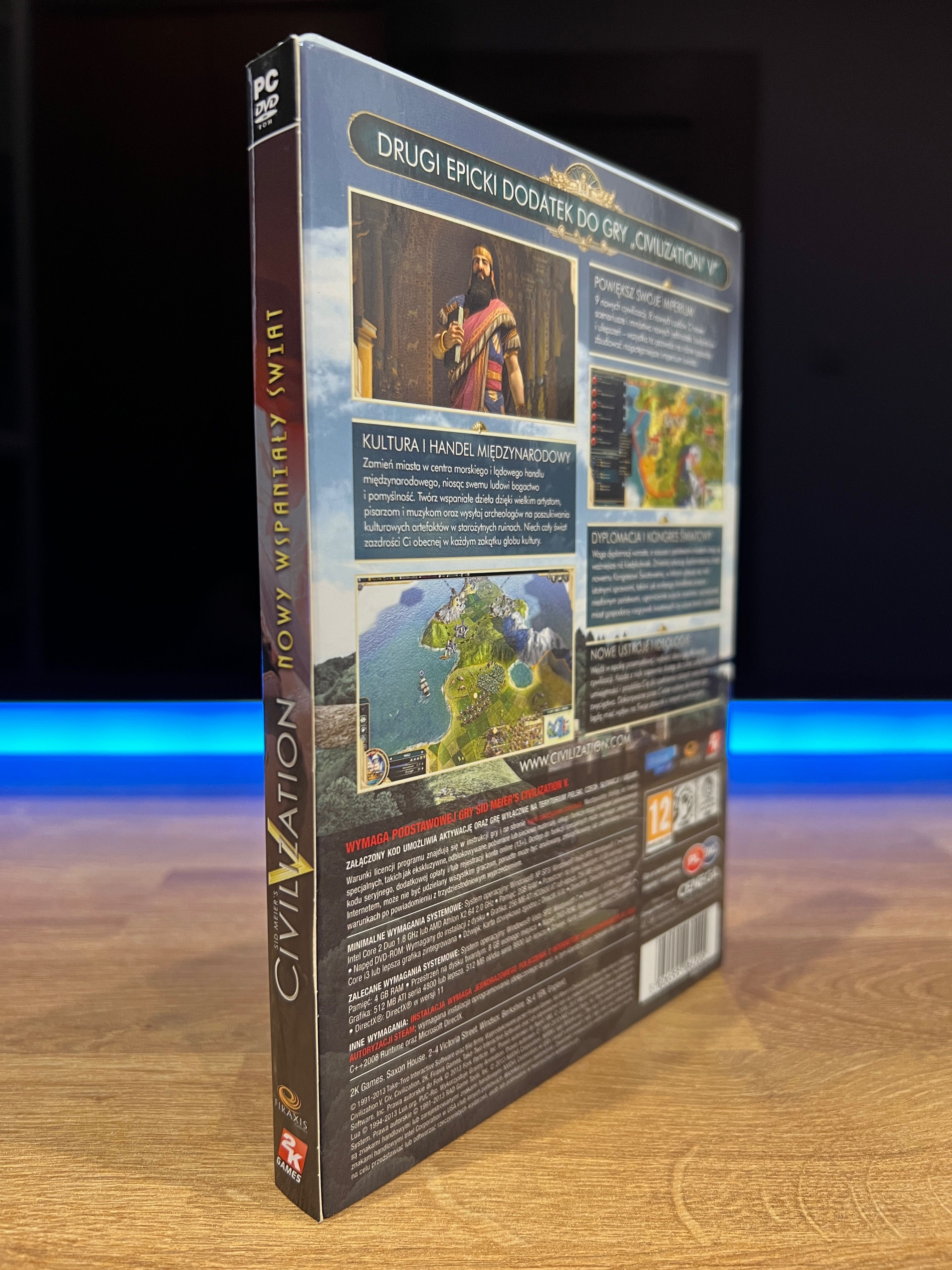 Civilization V 5 Nowy Wspaniały Świat (PC PL 2013) premierowe wydanie