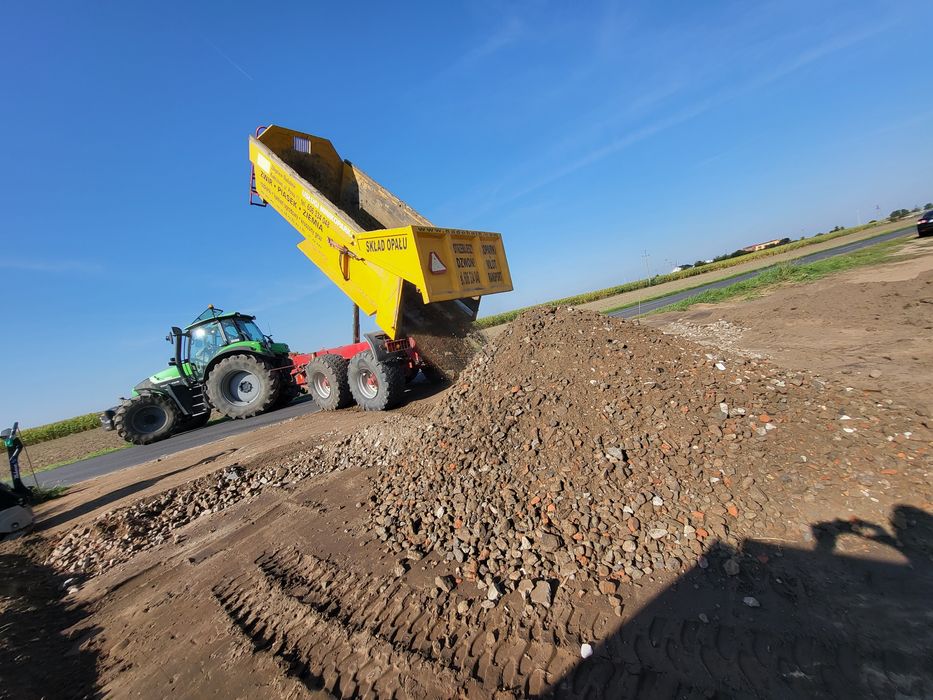 Kruszywo kamień przekrusz tłuczeń utwardzenie drogi placu na  podjazd