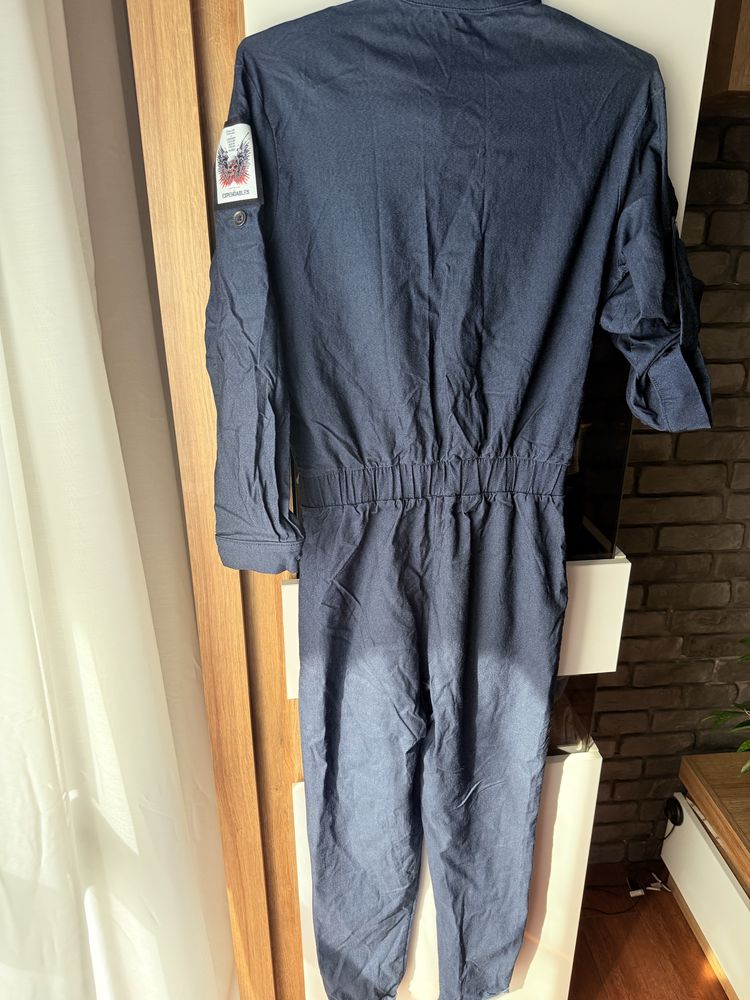 Świetny damski kombinezon jeansowy!