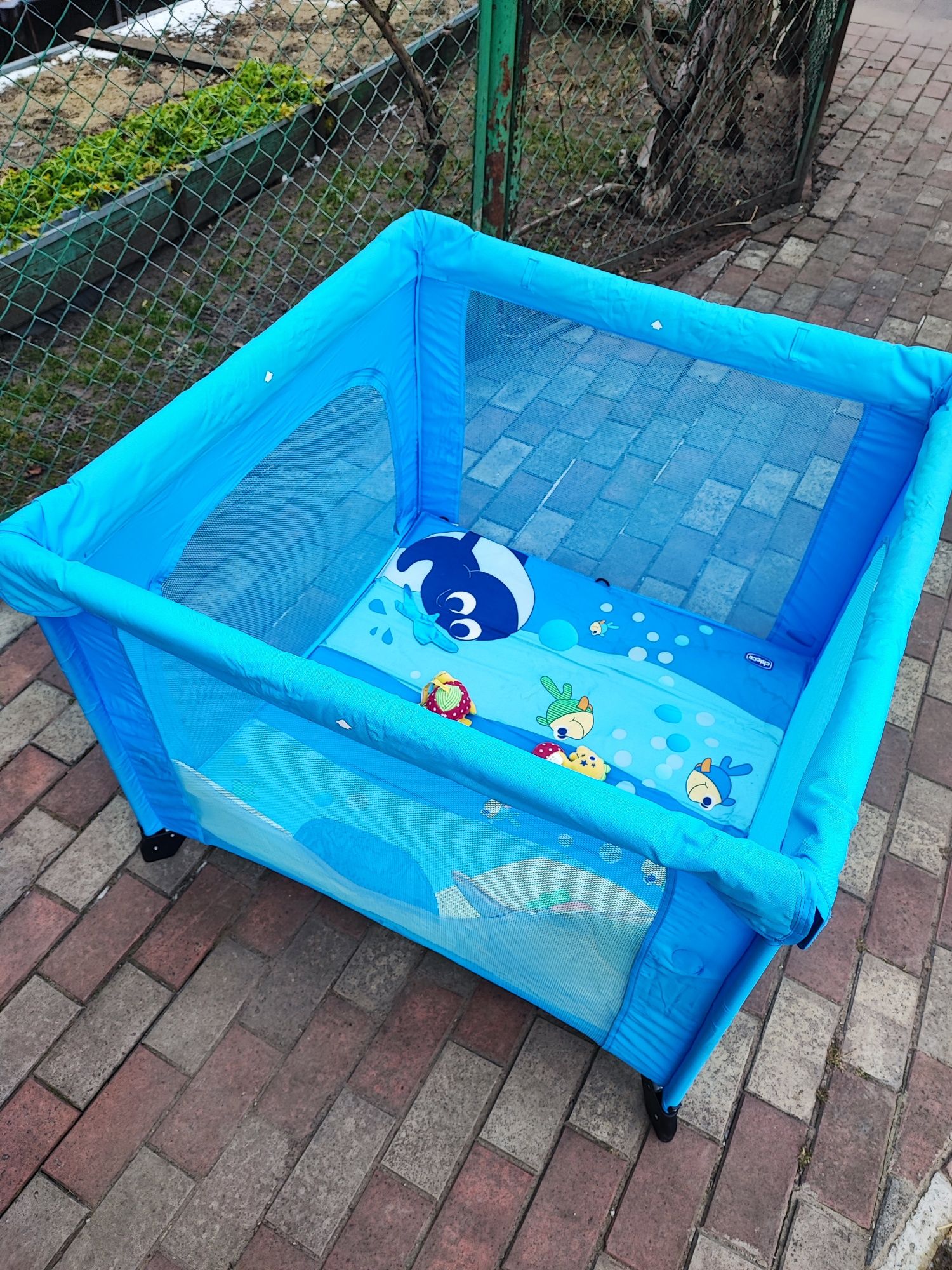 Манеж дитячий Chicco Open Box Sea Dreams