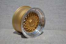 Felgi DARE RS 15" 8J ET15 4x100/108 Gold / Silver Rivets