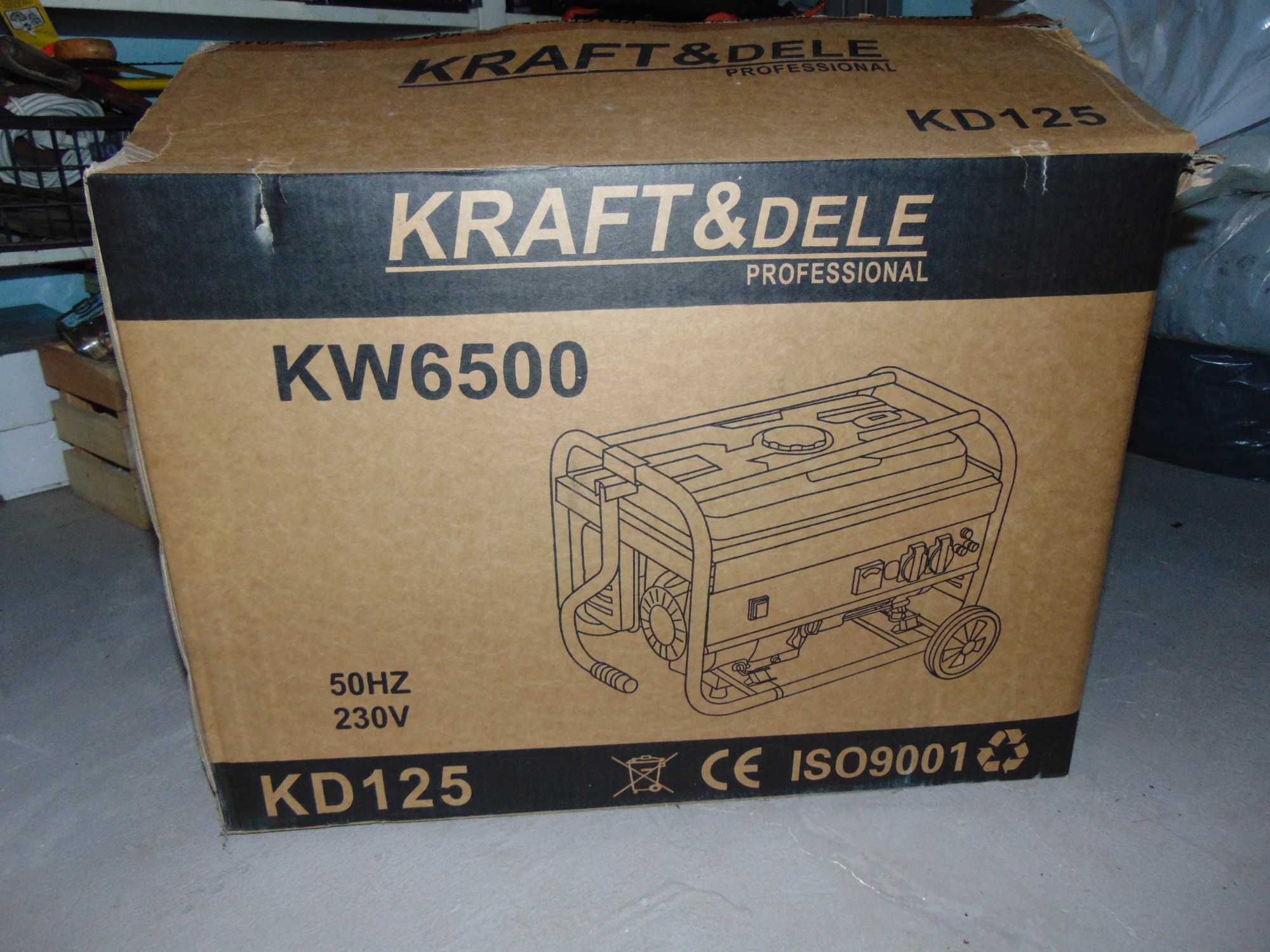 Agregat prądotwórczy KRAFT & DELE KW6500 KD125 3,8kw nowy tanio!!!