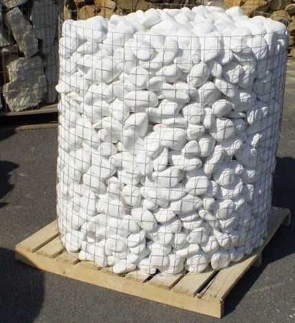 BIAŁY OTOCZAK Thassos Kamień DEKORACYJNY 1-2 cm 2-4 cm 4-8 cm 8-13 cm