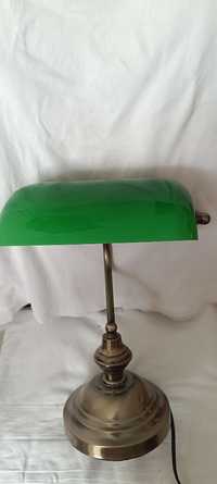 Лампа настольная с зелёным абажуром Германия