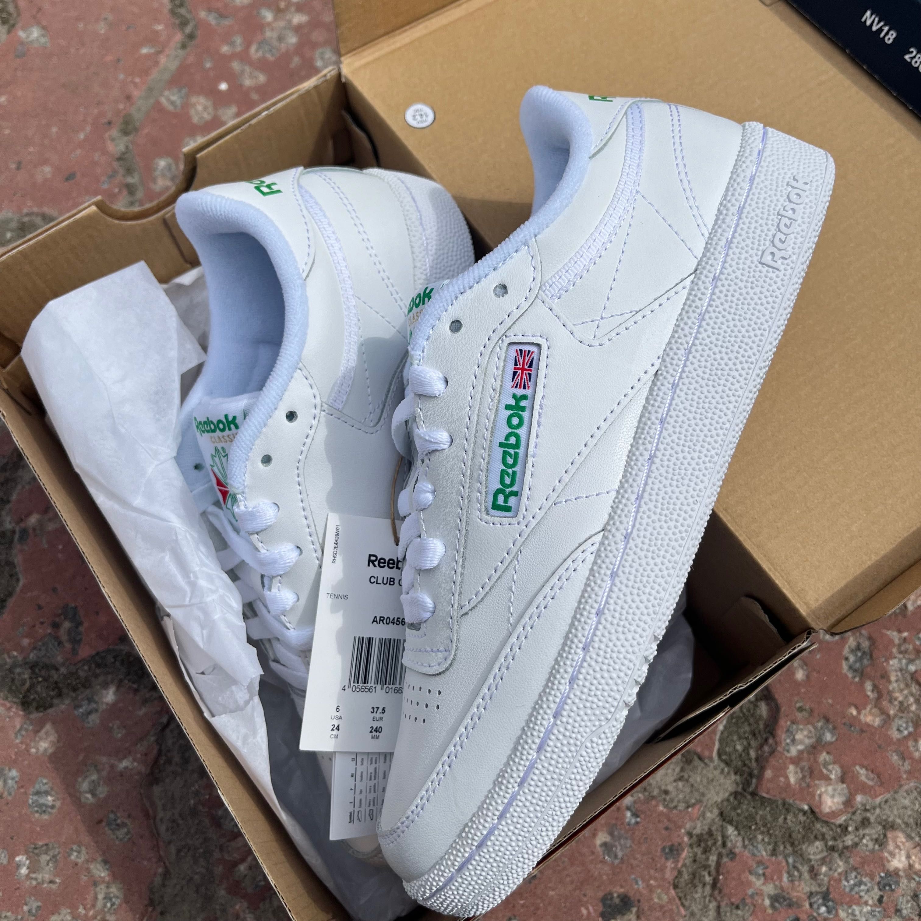 Оригинальные Reebok Club C 85 37р24