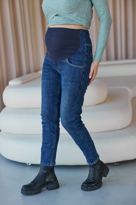 Джинси для вагітних зимові теплі