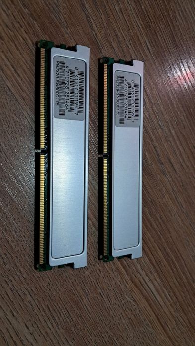 Pamięć Ram DDR2 2x 512mb 1GB Geil z Radiatorami Retro