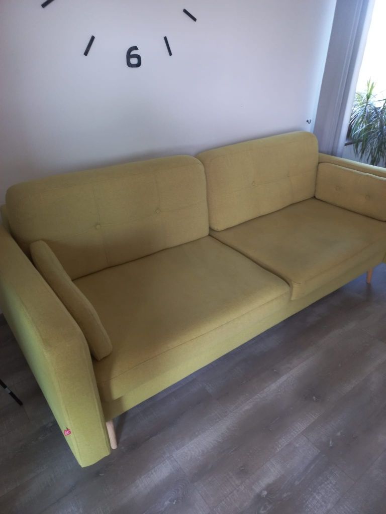 Sofa rozkładana Seledynowa