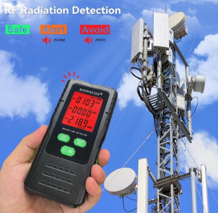 Miernik pola elektromagnetycznego tester EMF do pomiaru promieniowania