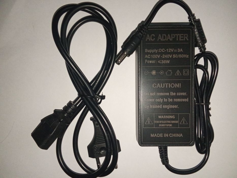 Блоки живлення 12в 3а 2.2 метра