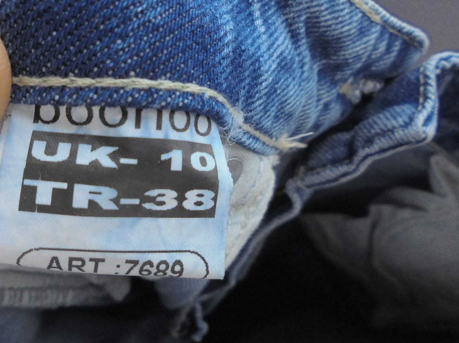 Spodnie jeansowe rozmiar 38 boohoo