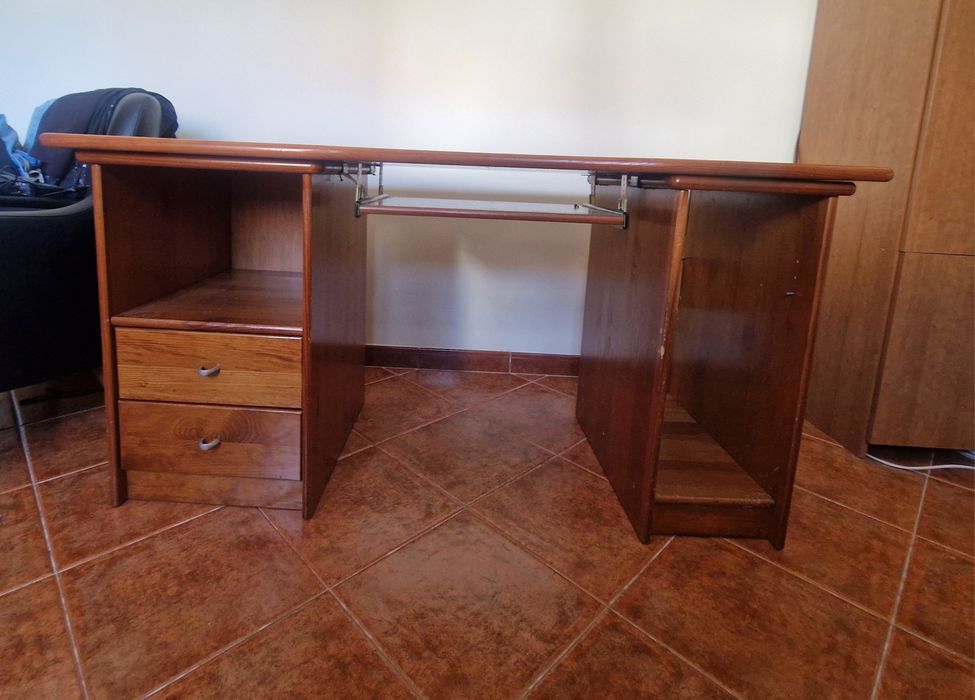 Secretaria madeira pinho mel