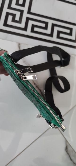 Сумочка через плече пітон кросбоді