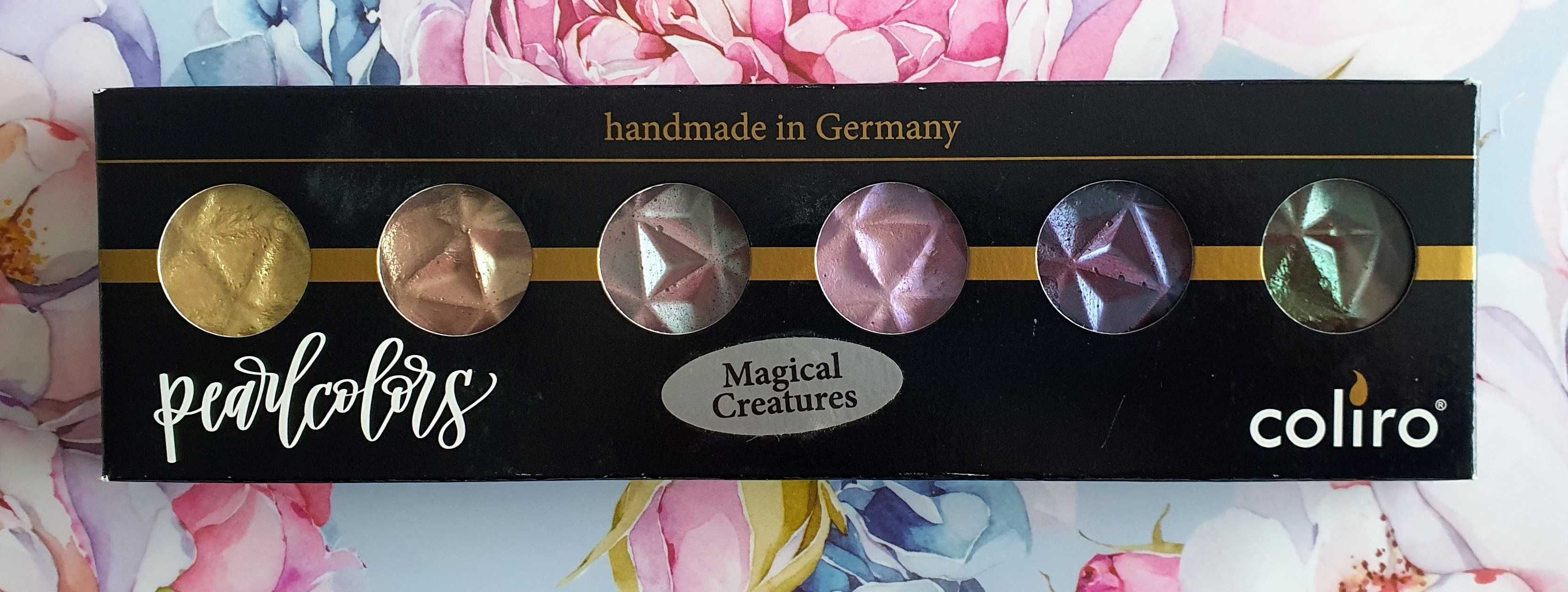 Coliro Pearlcolors Magical Creatures akwarele pigmenty holo metaliczne