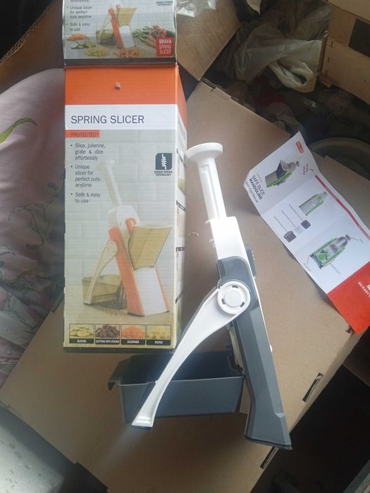 Мультислайсер терка для овочів Delimano Brava Spring Slicer з 3 лезами