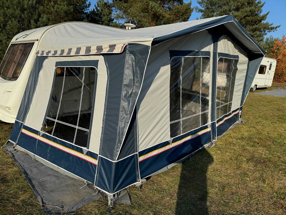 Przedsionek NAMIOT przyczepy kempingowej 825/850 ROZ. 8 DOREMA piękny