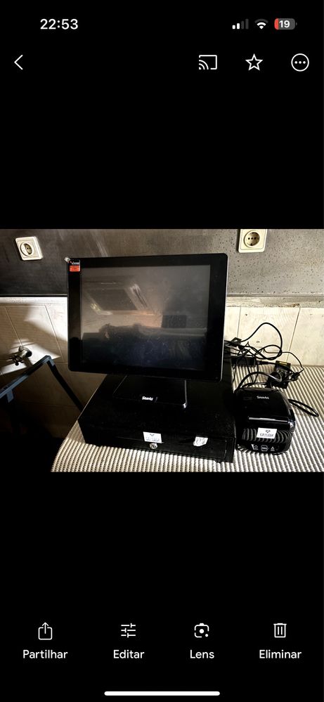 Caixa registradora Pos completo