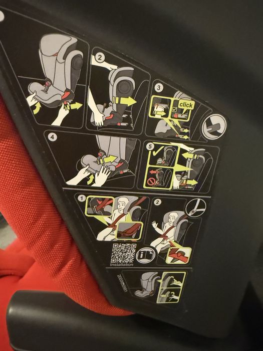 Fotelik Britax Romer Kidfix III M Fire Red 15-36kg Jak Nowy Czerwony