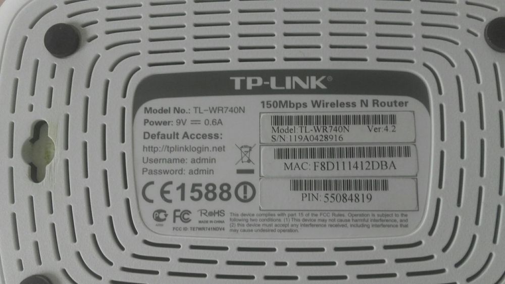 Router TP link model Tl-WR740N