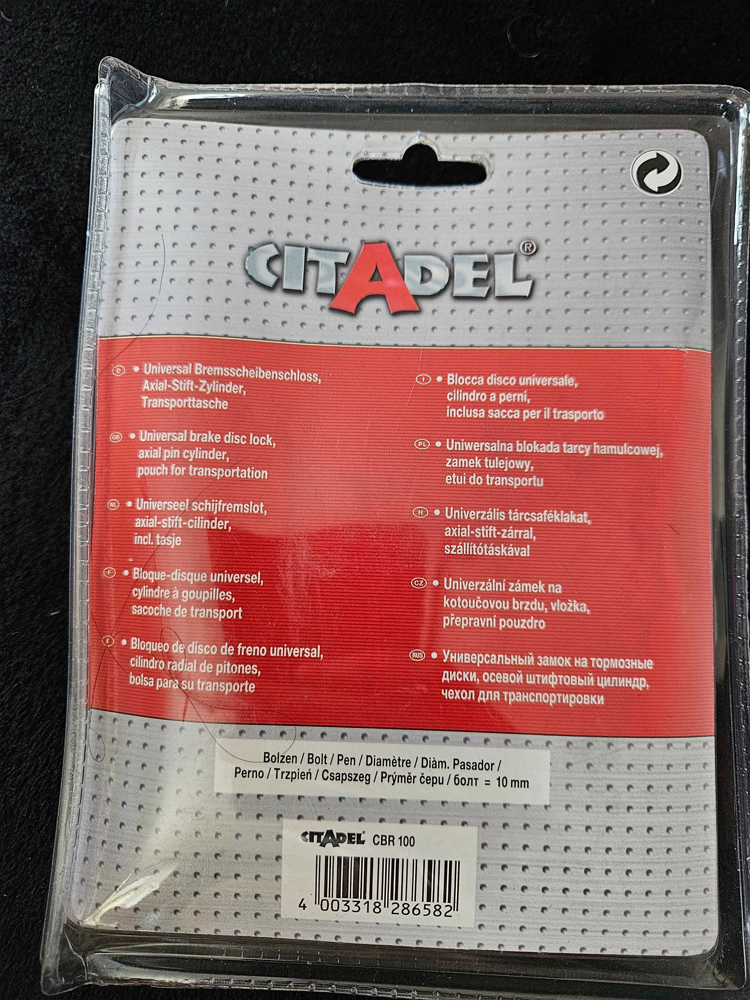 Blokada antykradzieżowa Citadel do motoru/ skutera