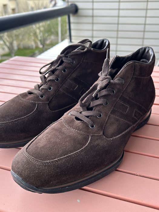 Hogan Italy Sapatos Sapatilhas Sneakers Camurça Castanhos