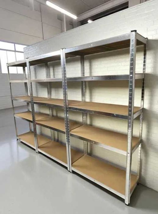 РАСПРОДАЖА стеллаж металлический  150/70/45 МДФ 5 полок стелаж чорний