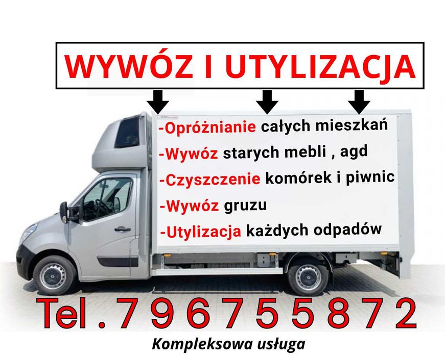 Wywóz starych mebli - Opróżnianie mieszkań - Utylizacja gratów Łódź