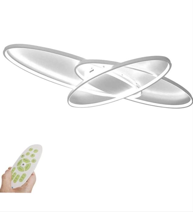 Oświetlenie sufitowe LED z pilotem , żyrandol