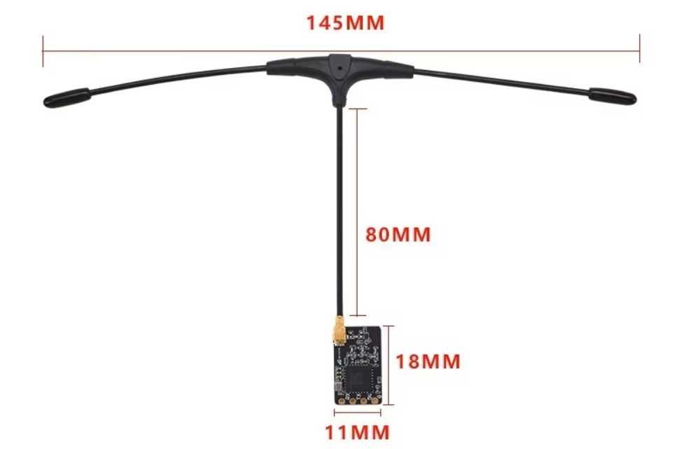 Приймач ExpressLRS Receiver ELRS 915MHz NANO