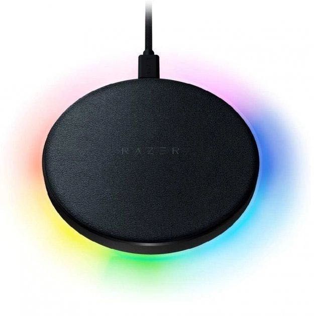 Зарядний пристрій RAZER Chroma Charging Pad 10W Fast RGB Black