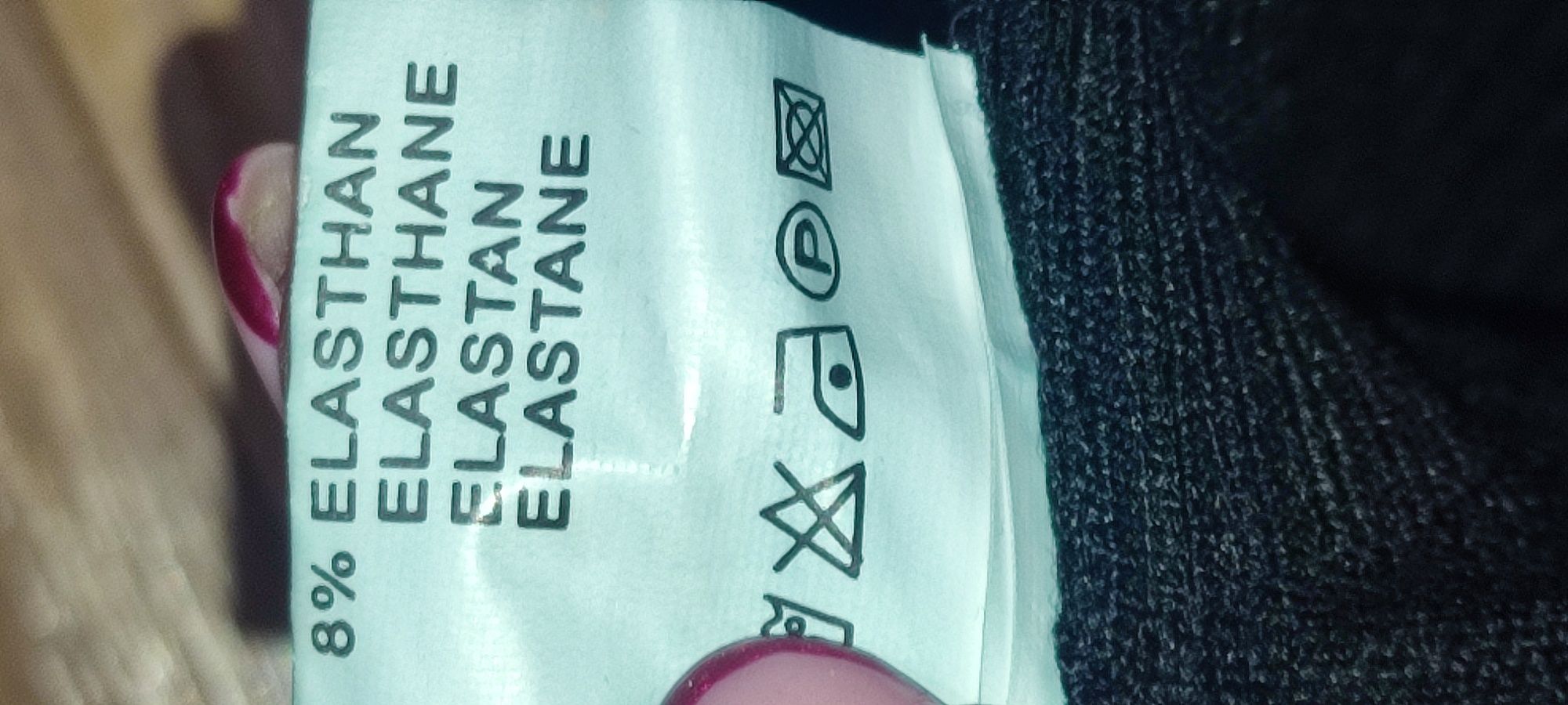 Tunika czarna rozm L -XL wymiary na fotkach