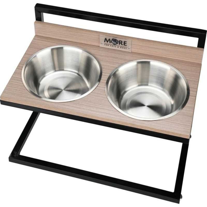 MORE stojak na miski dla psa Foodbar Dining 2 x 2200 ml