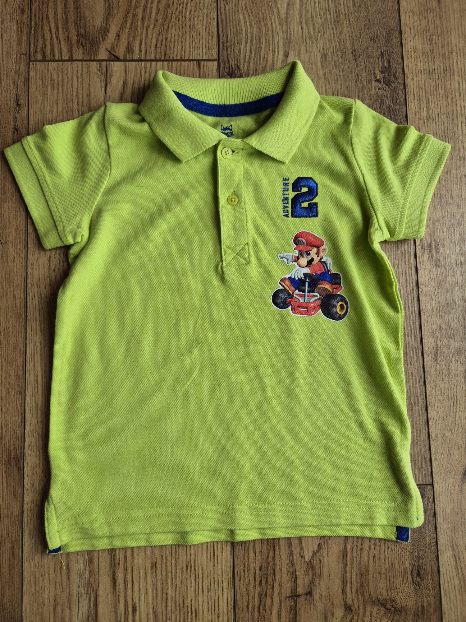 Bluzka polo r. 110 Super Mario koszulka polo