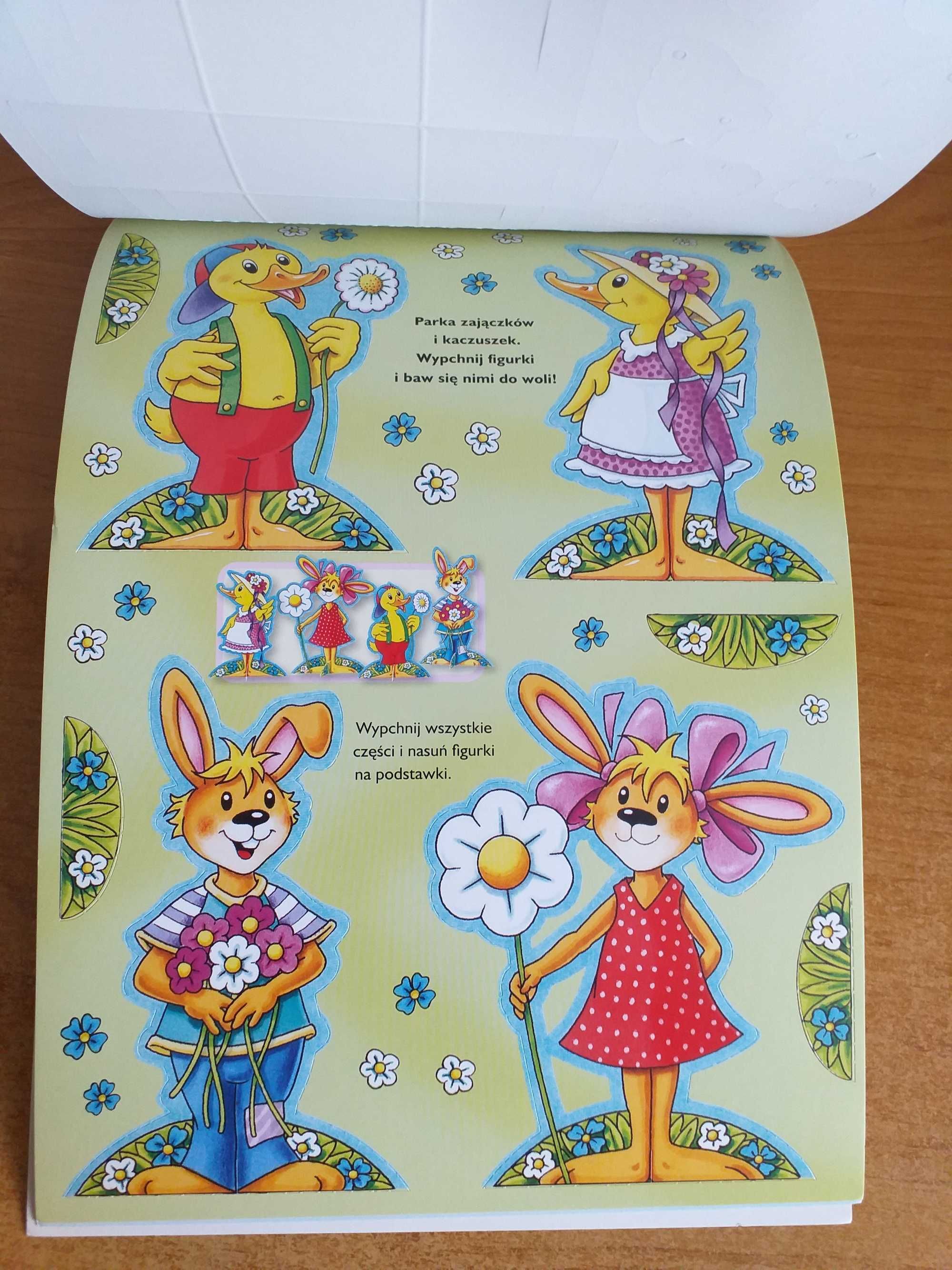 Wielkanocne dekoracje z kartonu - wycinanki dla dzieci